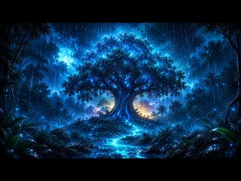 Theta Rain & Nature Soundscape | Sleep Music for Lucid Dreams