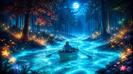 River of Positive Energy | 8 Hour Enchanted Forest Music for Relaxation & Sleep