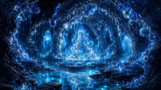 Calm Waters | Ethereal Cave Meditation with Dripping Water & Theta-Alpha Binaural Layers