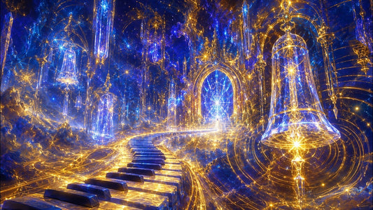 The Chimekeeper’s Dream | Light Piano Ambient with 4–7 Hz Binaural Beats