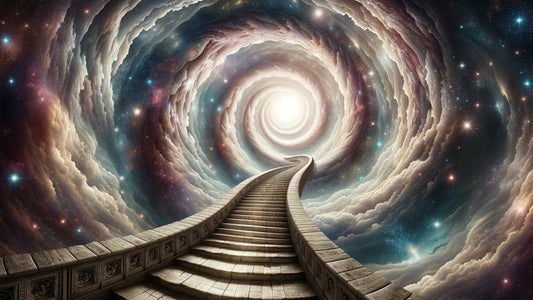 Universe's Stairway: 10-Minute Spiritual Awakening Music"