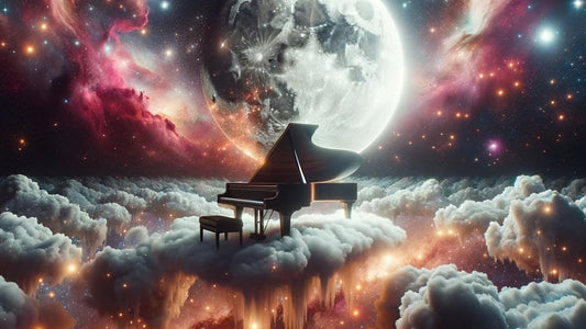 Lunar Piano Melodies: Music for Deep Sleep and Relaxation