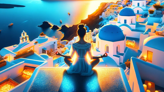 "Santorini Serenity": 4K Relaxation & Meditation Music