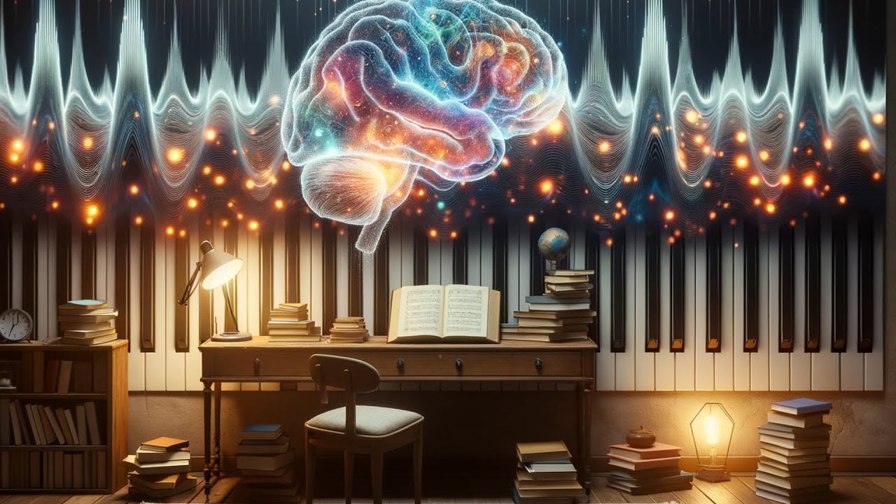 Melodic Focus: Frequency-Tuned Background Music for Study - Tranquil Ambient Piano