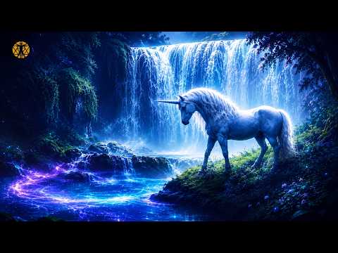 Majestic Dreams | 8 Hours of 3 Hz Delta Sleep Music with a Unicorn &amp; Waterfall