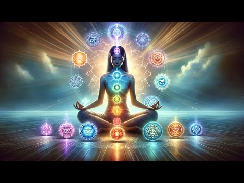ALL 7 Chakras In One Meditation "SPIRITUAL POWER" - Tibetan Bowls - Brainwave Entrainment