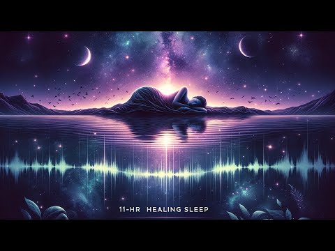Deep Healing Sleep Journey ★︎ Binaural Beats & Nature Balance ★︎ Dark Screen