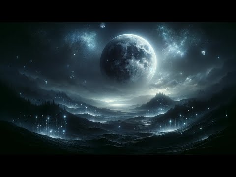 Lunar Mystique: Dark Ambient Moon Music with Chimes