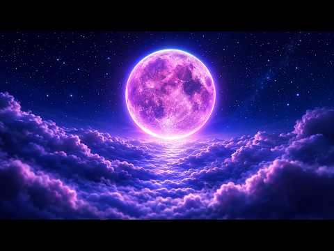 Moonward Drift | 90-Minute Peaceful Ambient Beneath a Violet Moon