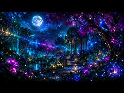 Night Garden Frequencies | Dark Birdsong Ambient with Rising & Falling Tones