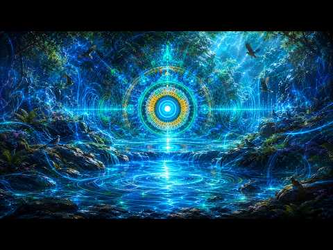 Flowing Water Meditation | Birdsong, Low Tones & Gentle Theta Binaural Layers